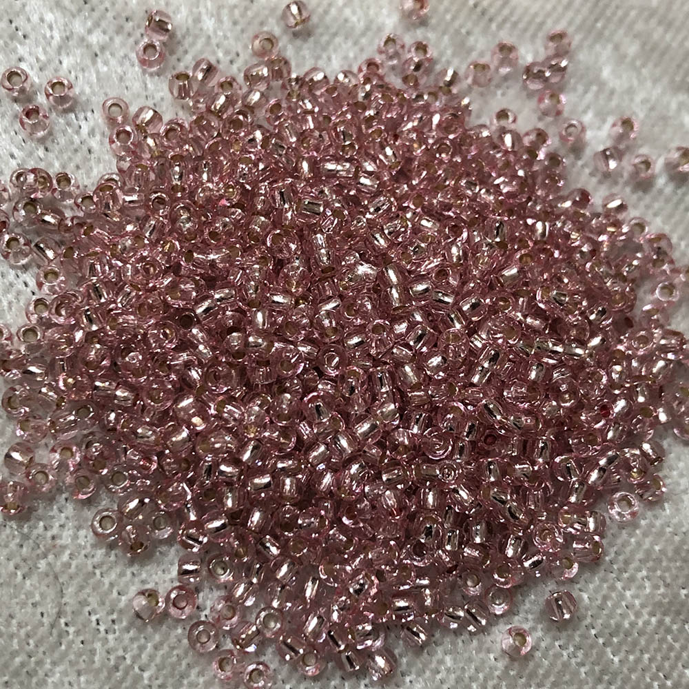 11/0 Silver Lined Light Pink P22A Japanese Seed Beads