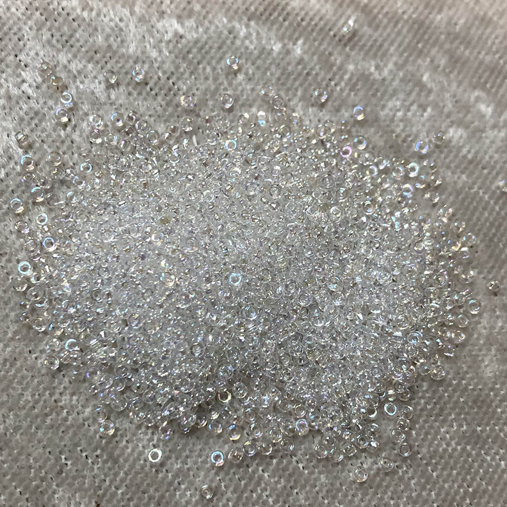 15/0 Transparent Crystal AB 250 Japanese Seed Beads