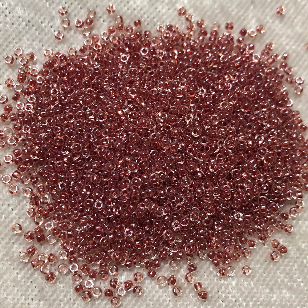 15/0 Dusty Rose Lined Crystal 715 Japanese Seed Beads