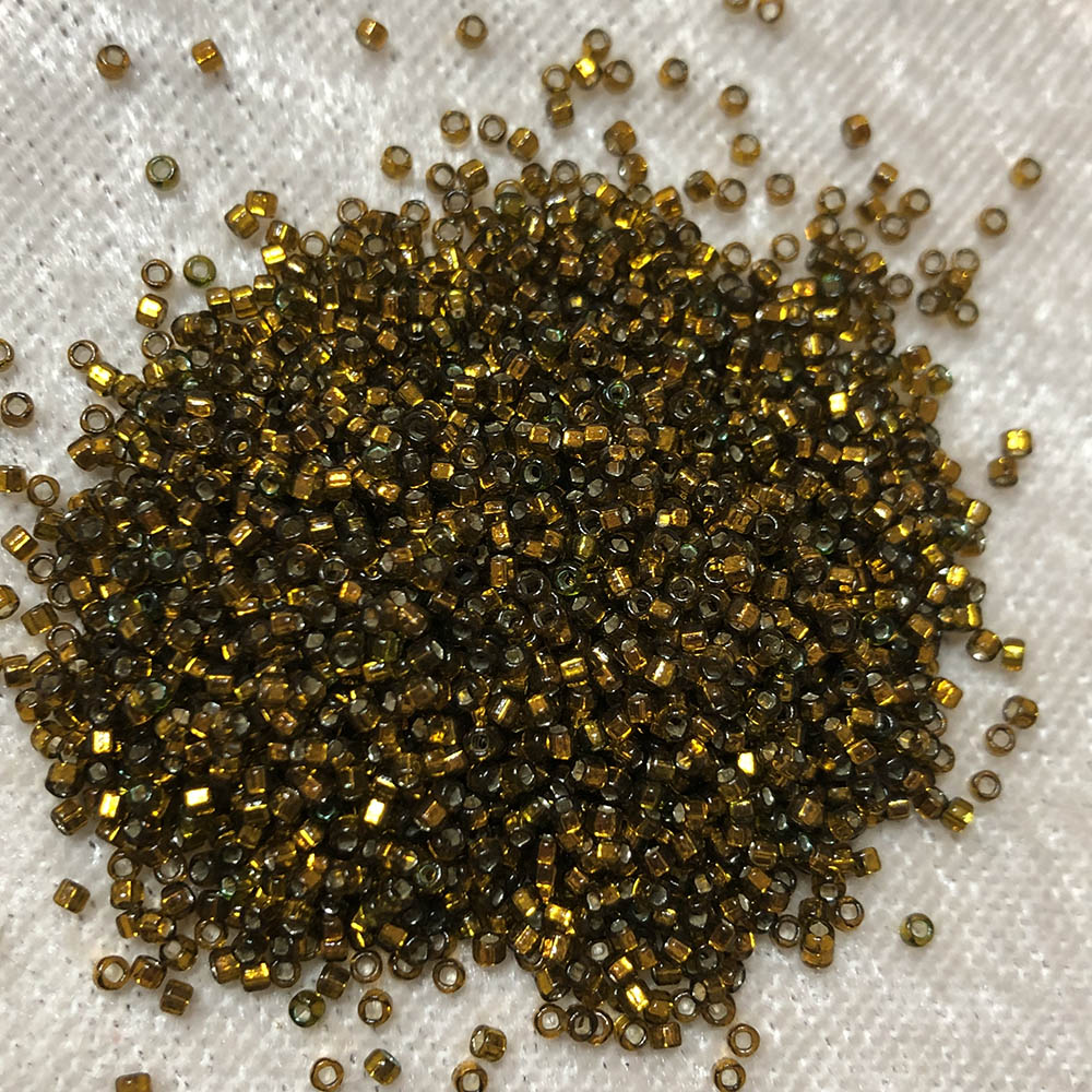 15/0 Silver Lined Dark Honey 49 Japanese Seed Beads