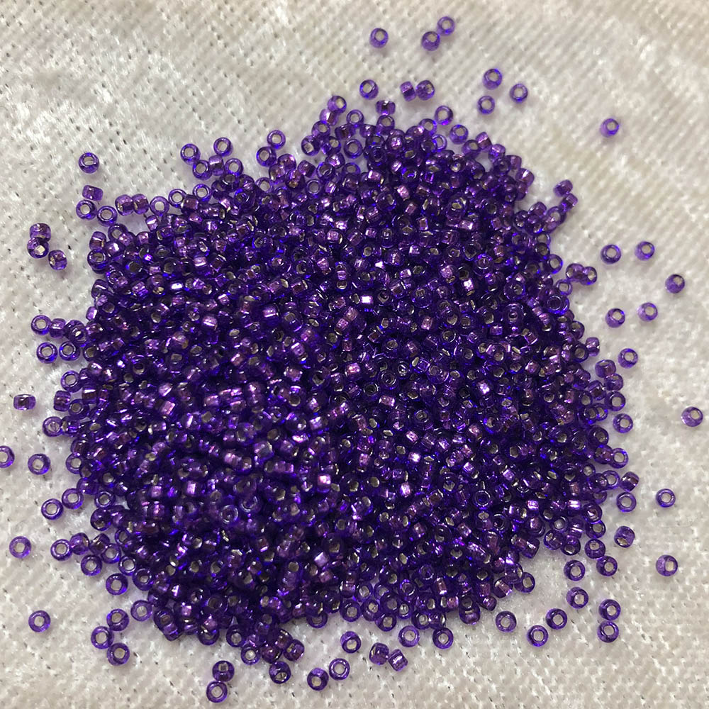 15/0 Silver Lined Amethyst Purple 26 Japanese Seed Beads