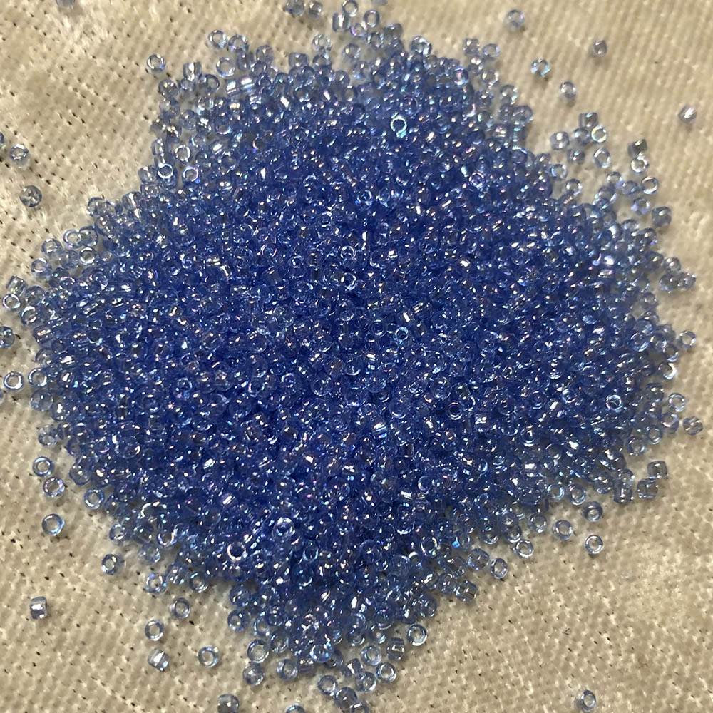 15/0 Transparent Sapphire Blue AB 260D Japanese Seed Beads