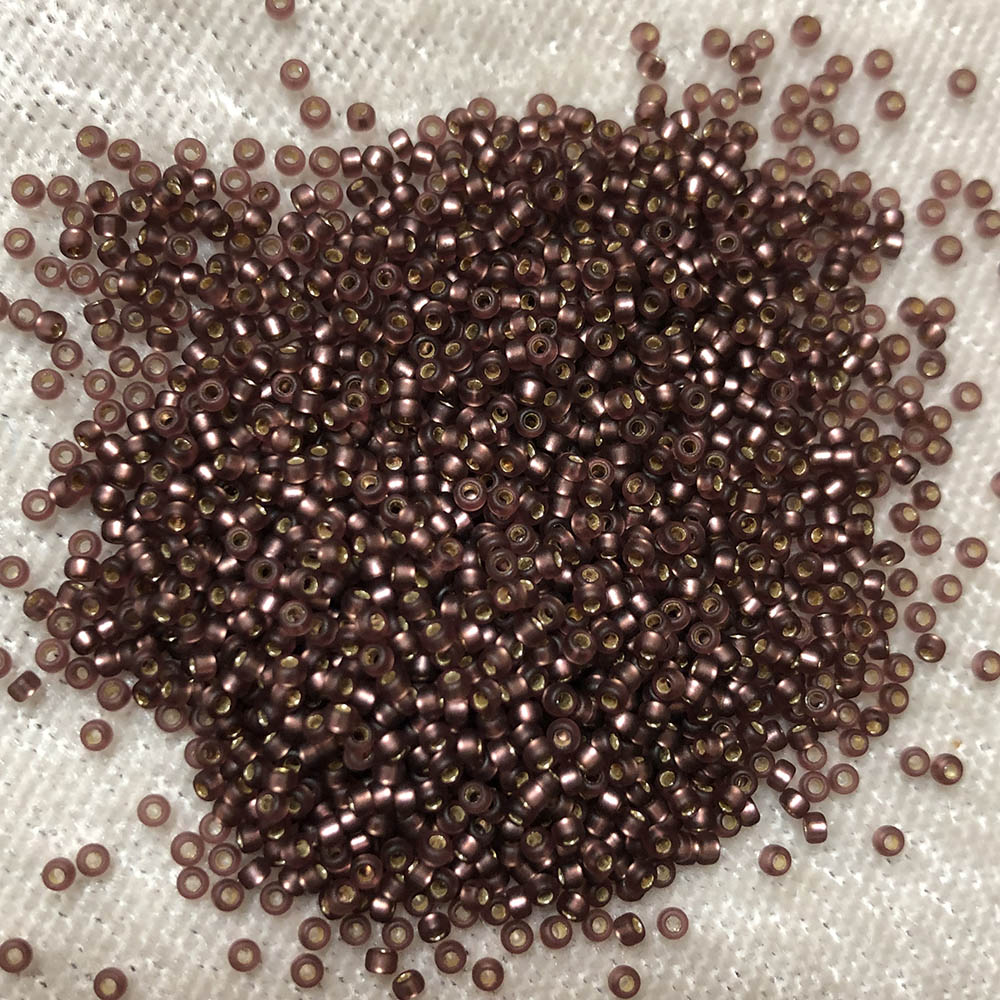 15/0 Frosted Silverlined Amethyst F13 Japanese Seed Beads