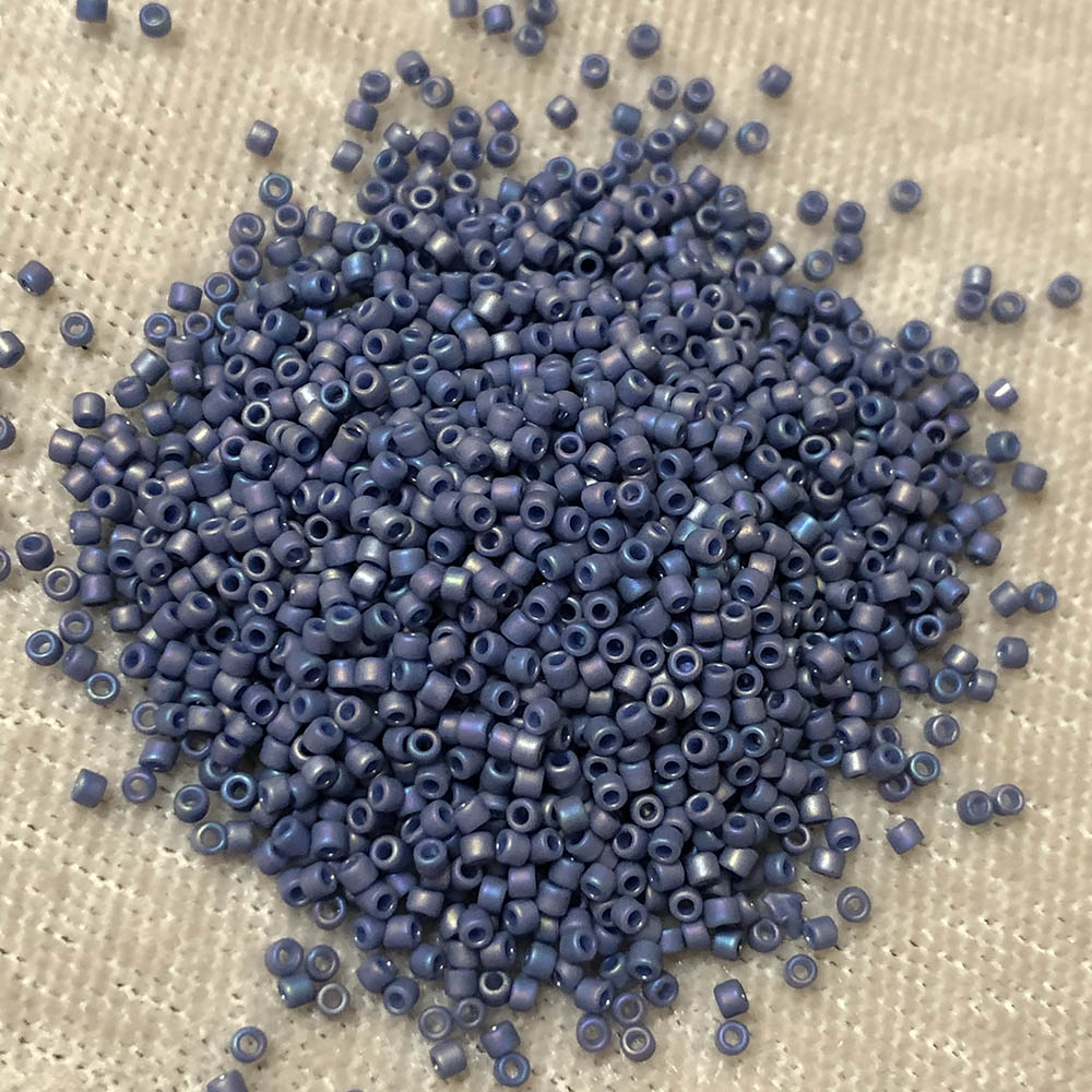 15/0 Semi Glazed Rainbow Soft Blue 2636F Japanese Seed Beads