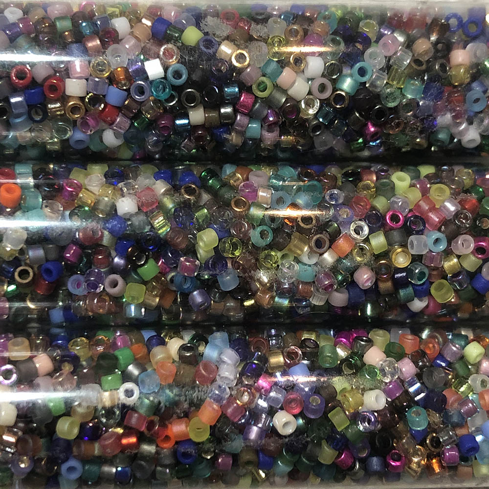 Multi Color Japanese Glass Delica Beads