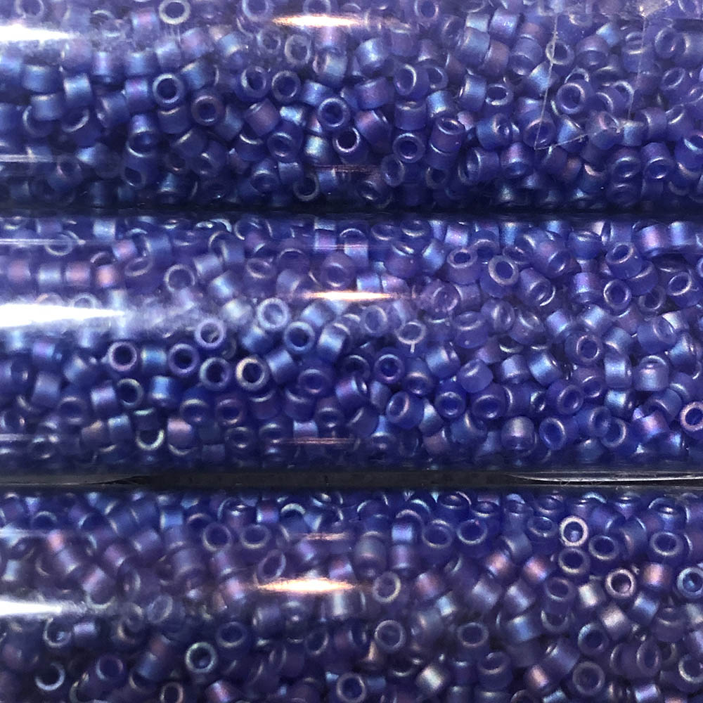 Matte Purple AB 0864 Japanese Glass Delica Beads