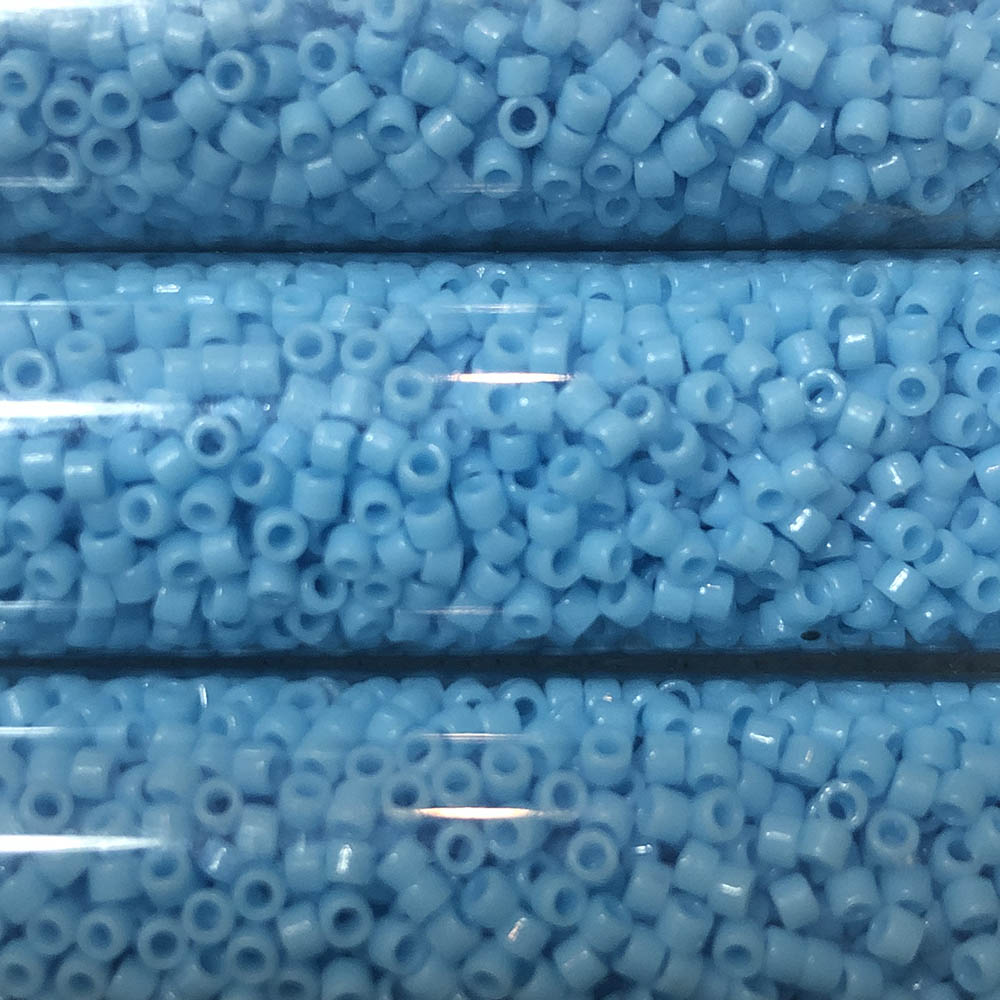 Opaque Turquoise Blue 0725 Japanese Glass Delica Beads