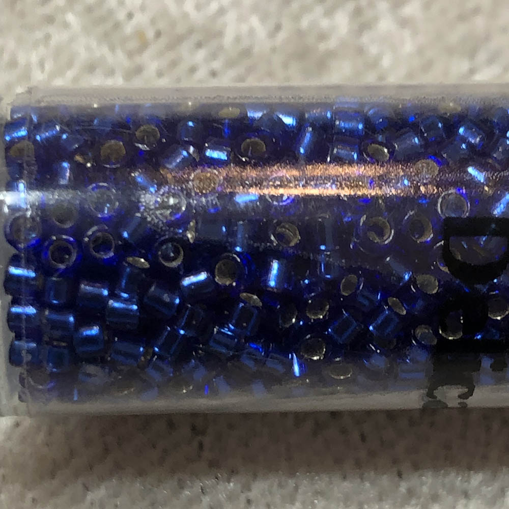 Silver Lined Sapphire 047 Japanese Glass Delica Beads