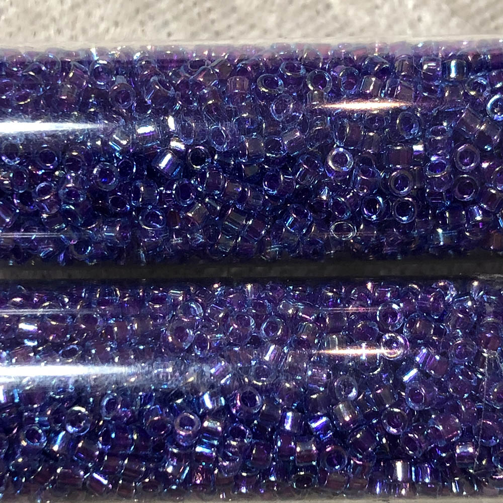 Blue Violet AB 0063 Japanese Glass Delica Beads