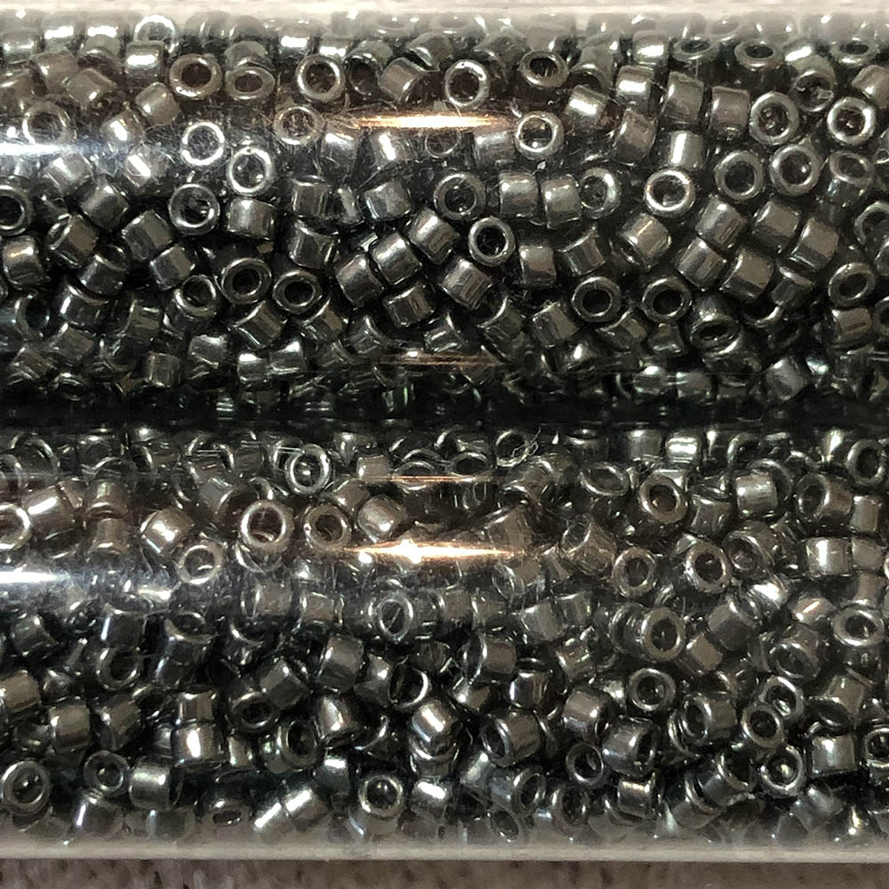 Steel Metallic 0457 Japanese Glass Delica Beads