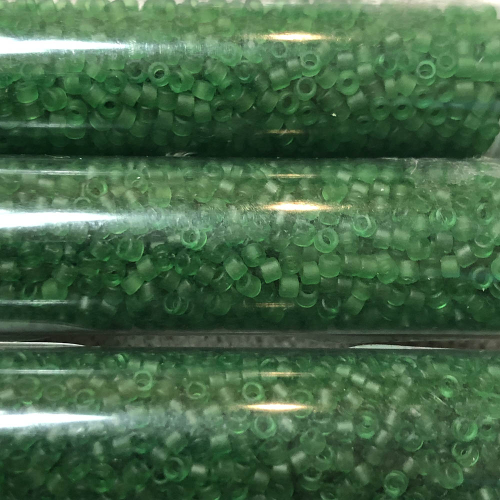 Matte Transparent Green 0746 Japanese Glass Delica Beads