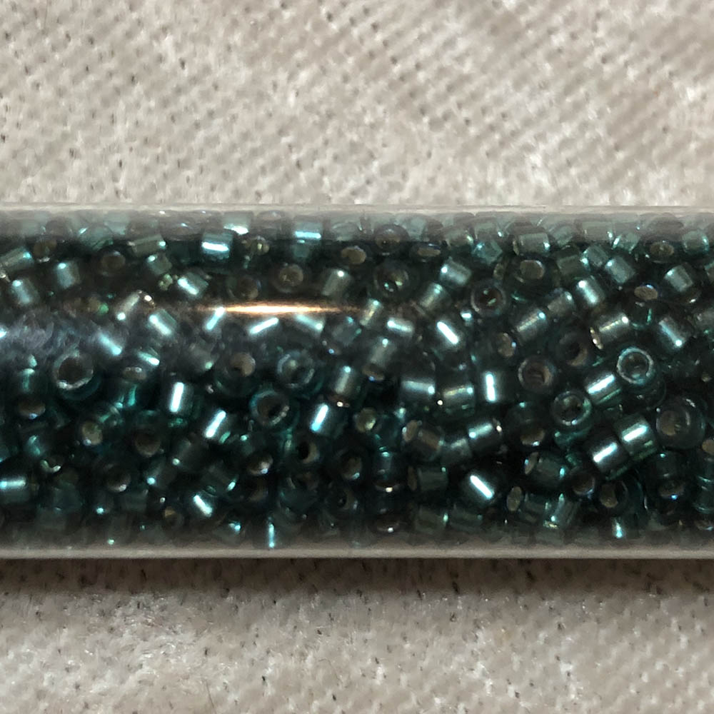 Silver Lined Teal 0607 Japanese Glass Delica Beads