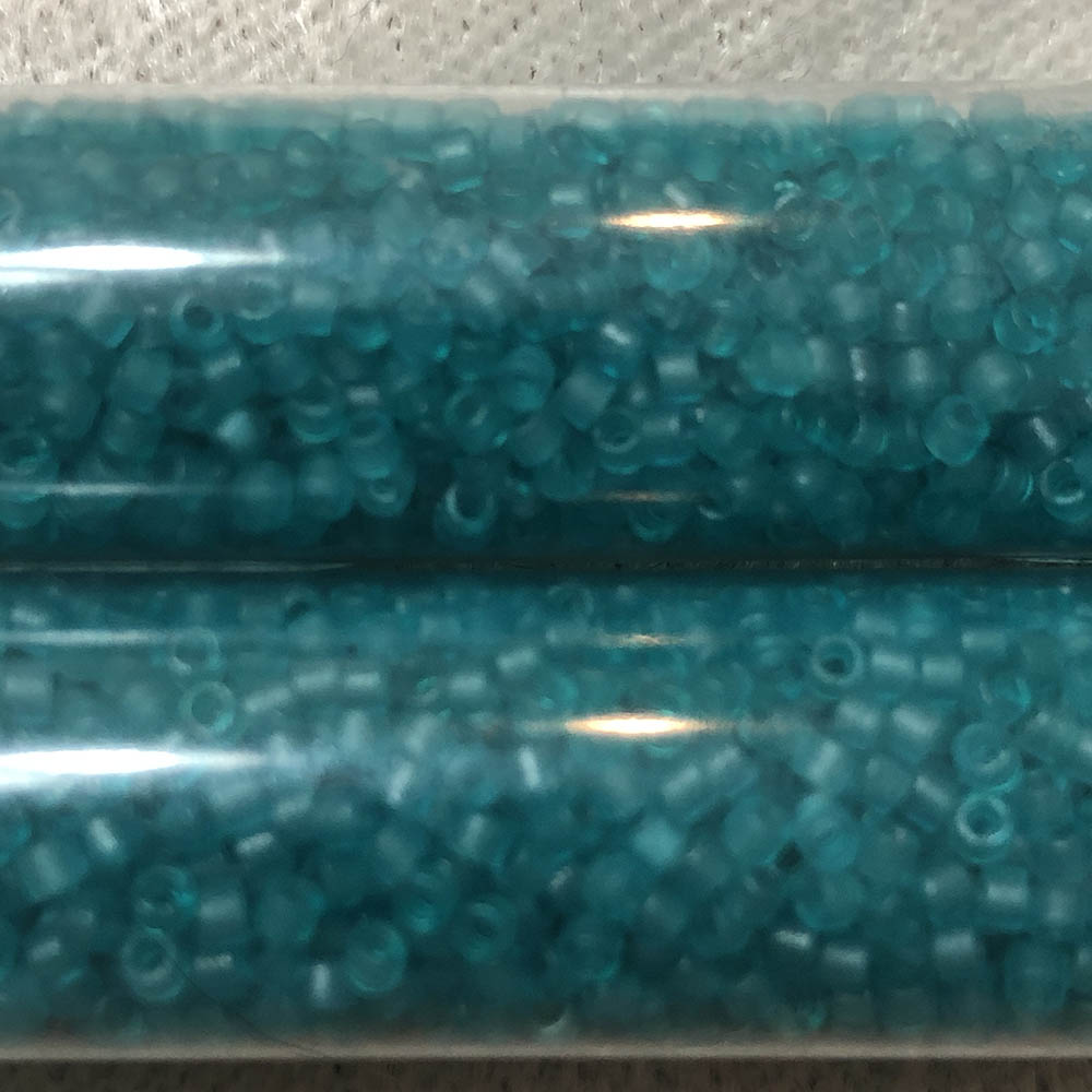 Semi-Matte Transparent Teal 0786 Japanese Glass Delica Beads