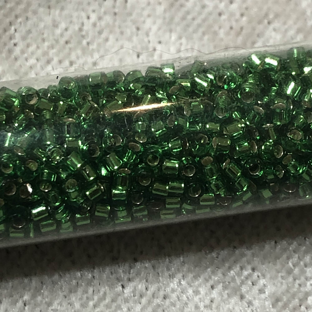 Silver Lined Green 0046 Japanese Glass Delica Beads