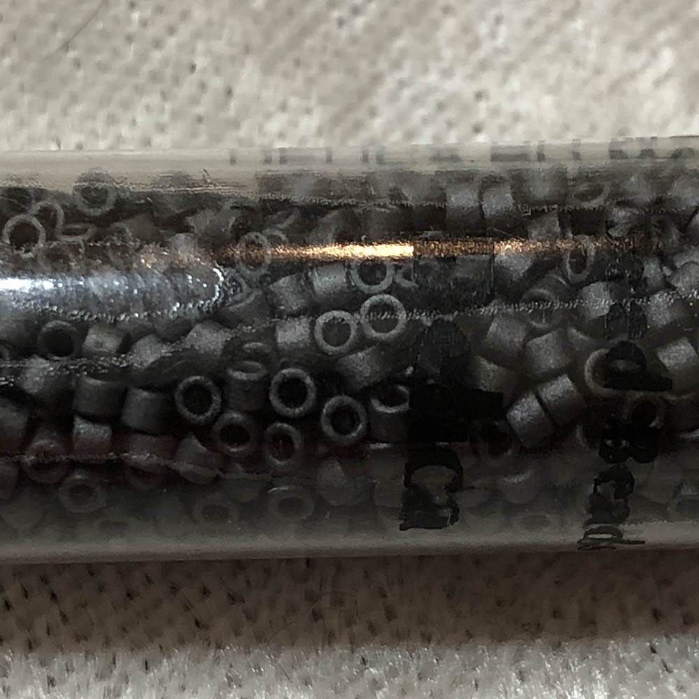 Matte Dark Gray 0306 Japanese Glass Delica Beads