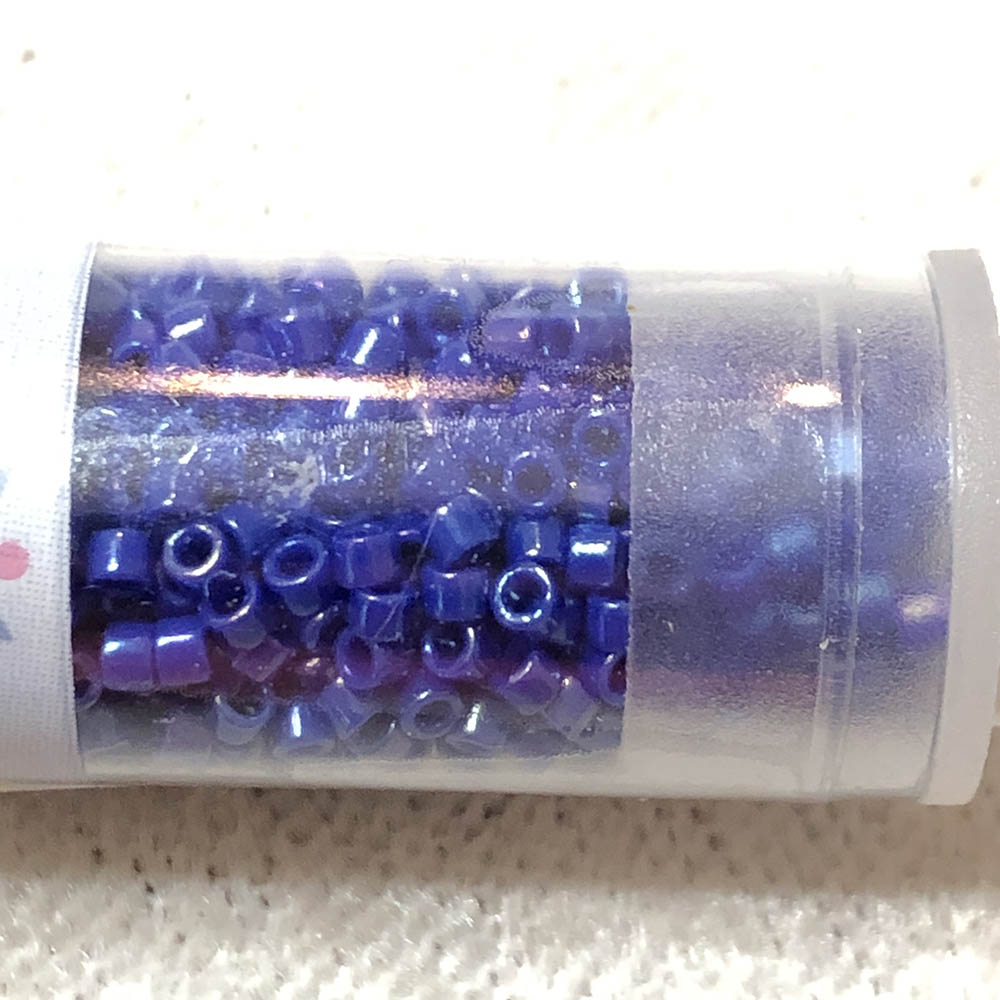 Opaque Royal Blue Luster 0216 Japanese Glass Delica Beads