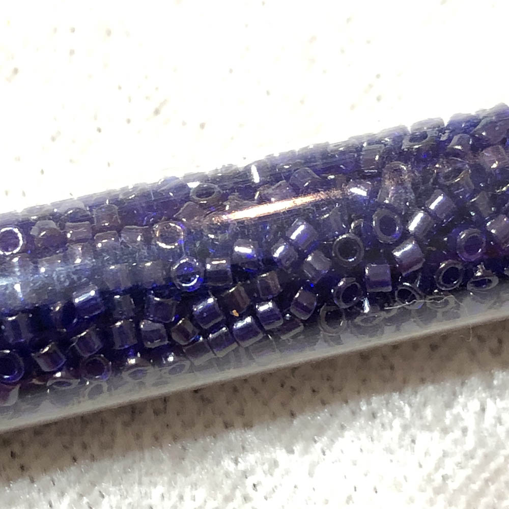 Cobalt Transparent Luster 0277 Japanese Glass Delica Beads