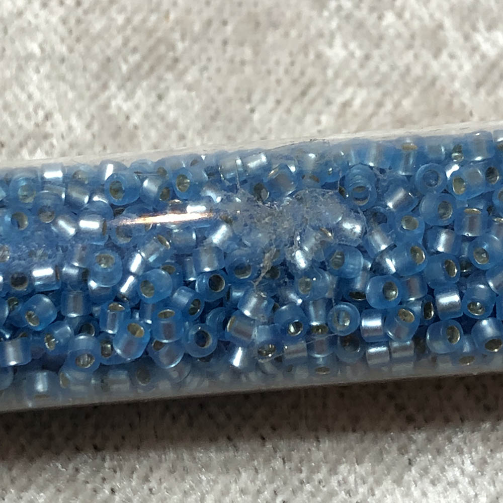 Silver Lined Semi-Matte Sky Blue 0692 Japanese Glass Delica Beads