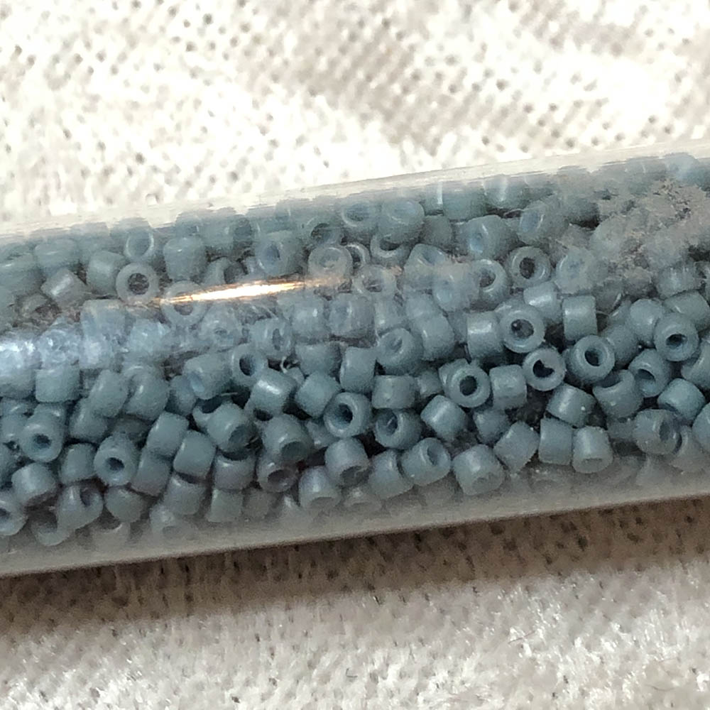 Blue Gray Matte 0792 Japanese Glass Delica Beads