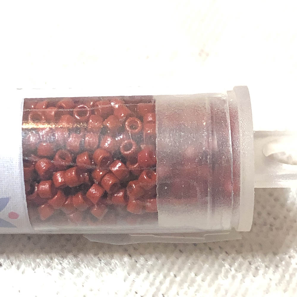 Opaque Maroon 2120 Japanese Glass Delica Beads