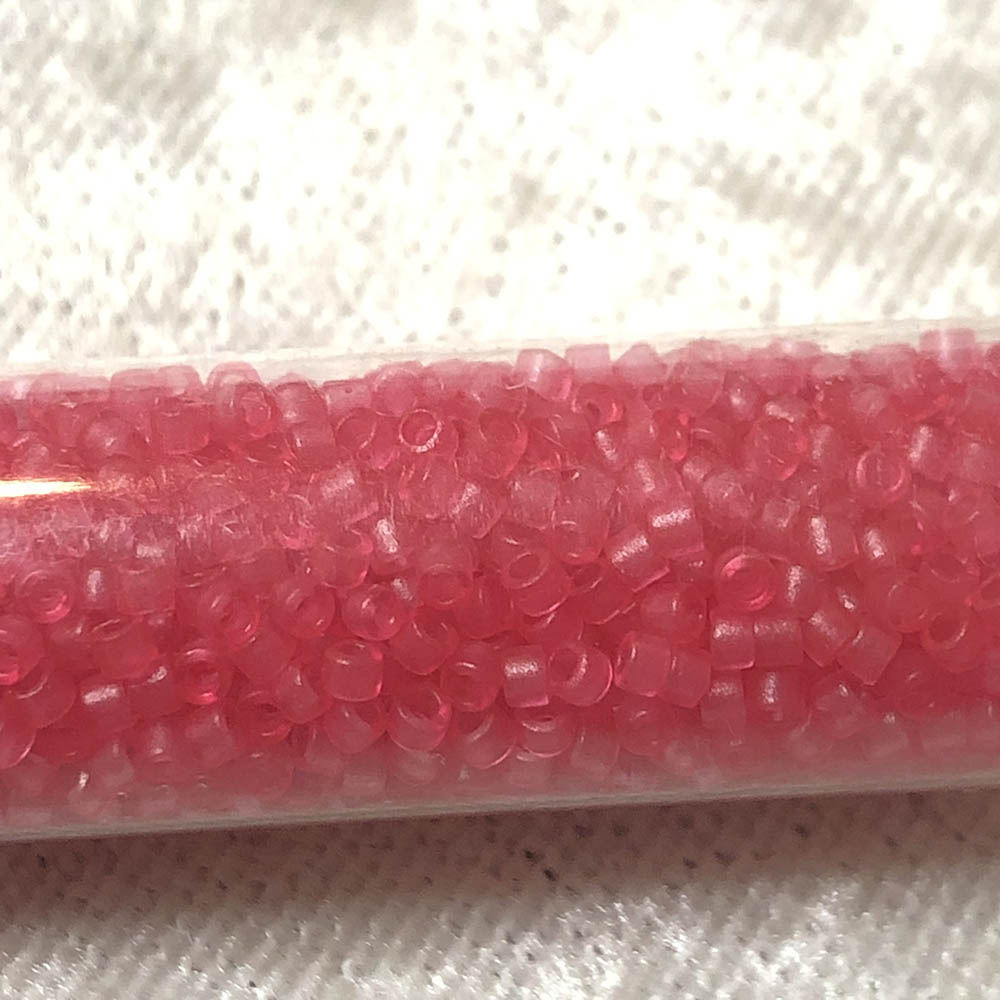 Matte Pink Bubblegum 0780 Japanese Glass Delica Beads