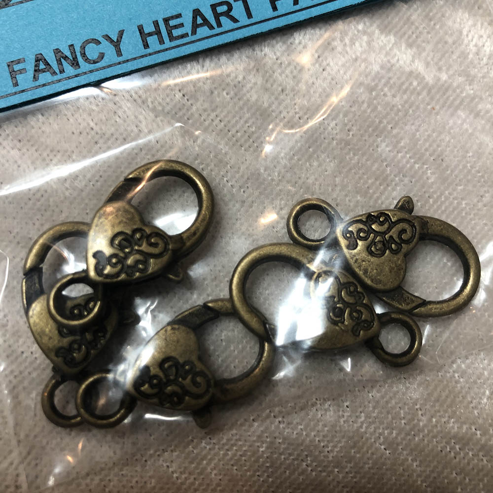 A/B Fancy Heart Padlock