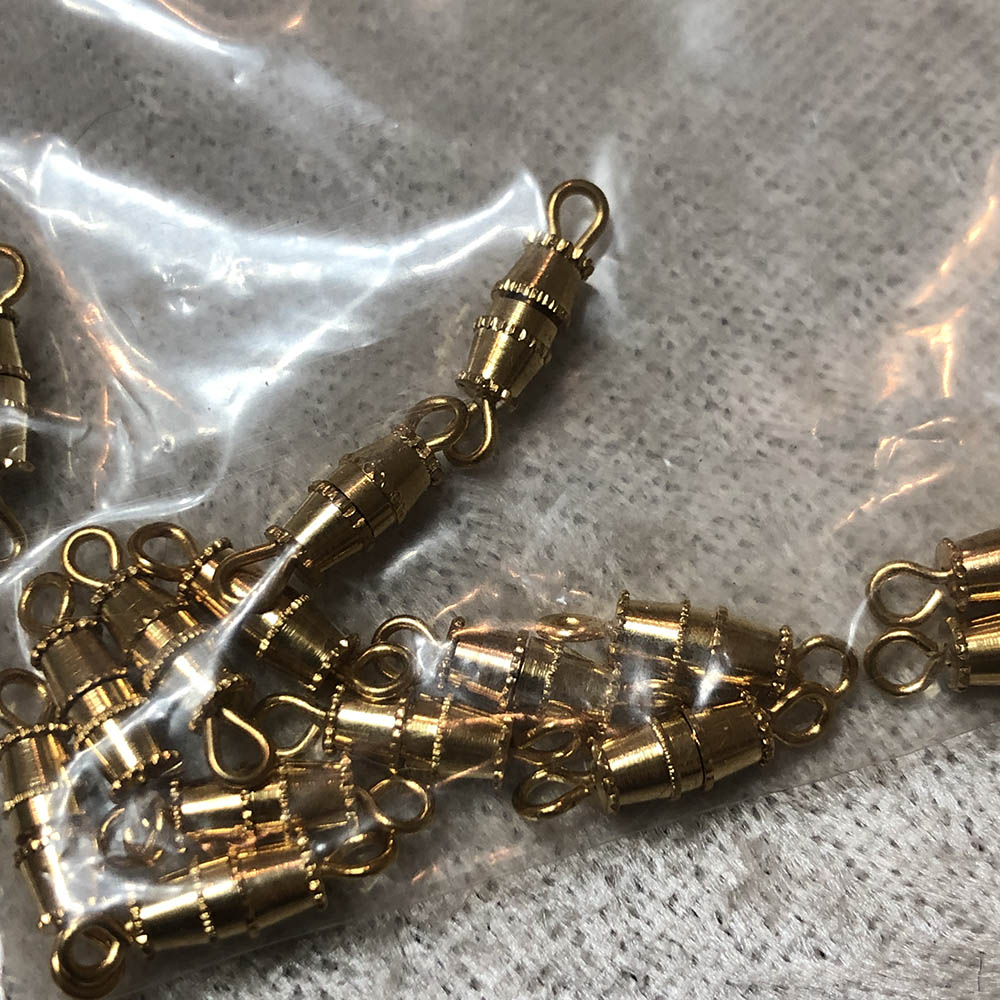 Gold Plated Small Barrel Clasps