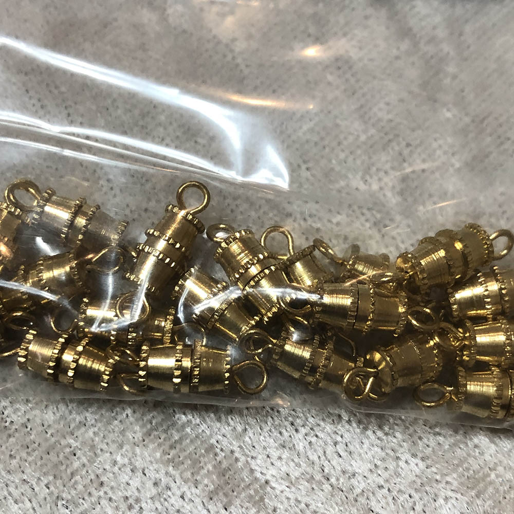 Gold Plated Large Barrel Clasp