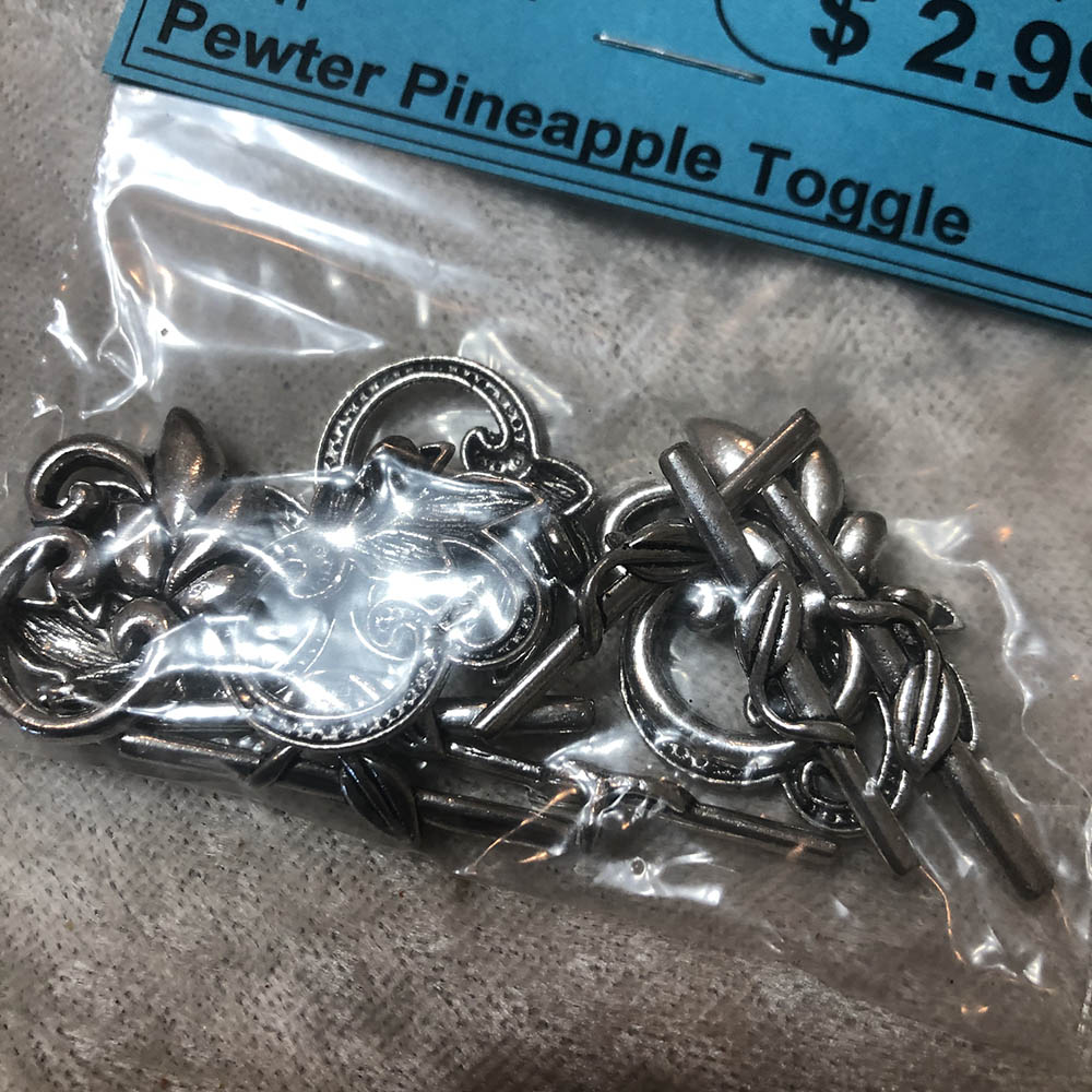 Pewter Pineapple Toggle