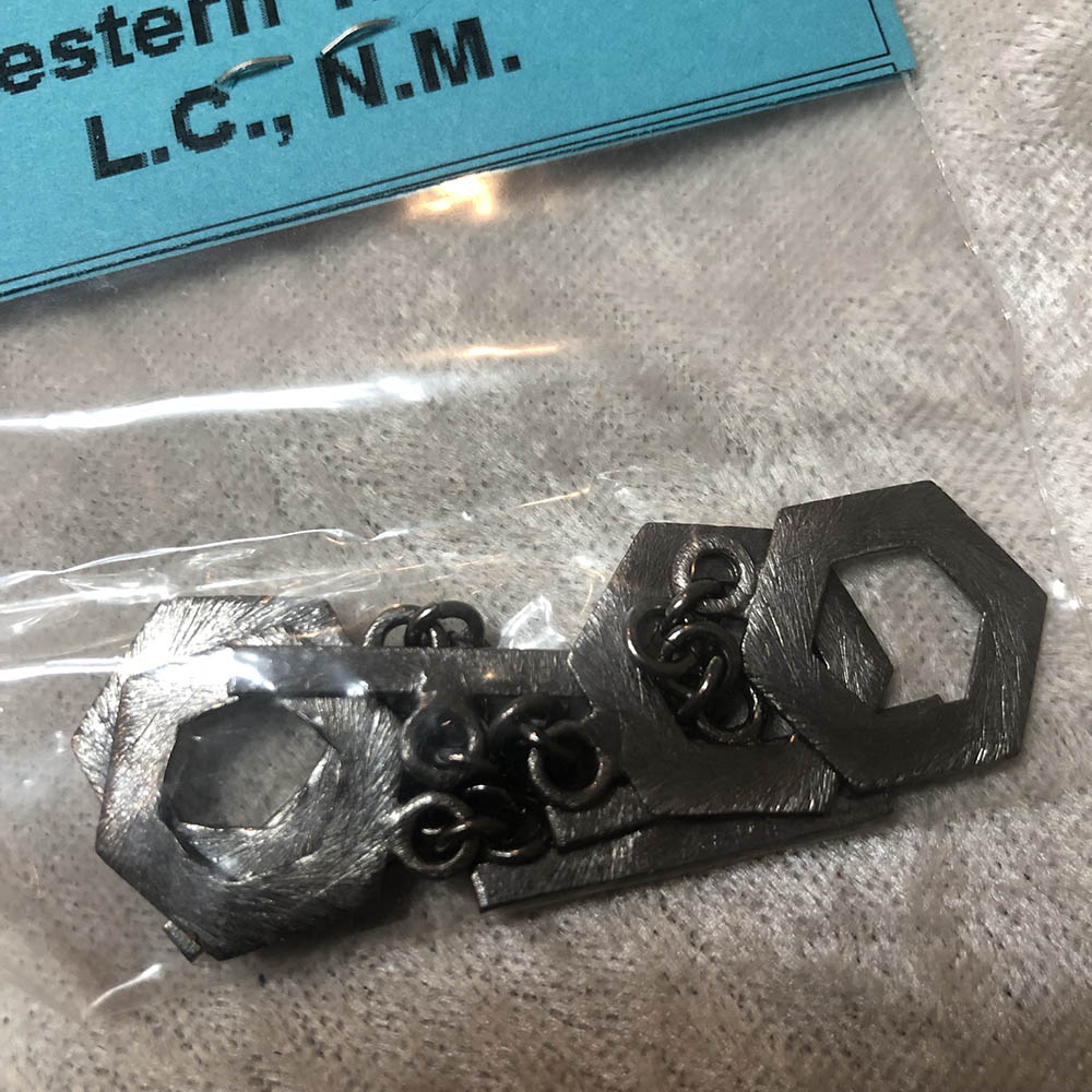 Gunmetal Hexagon Toggles