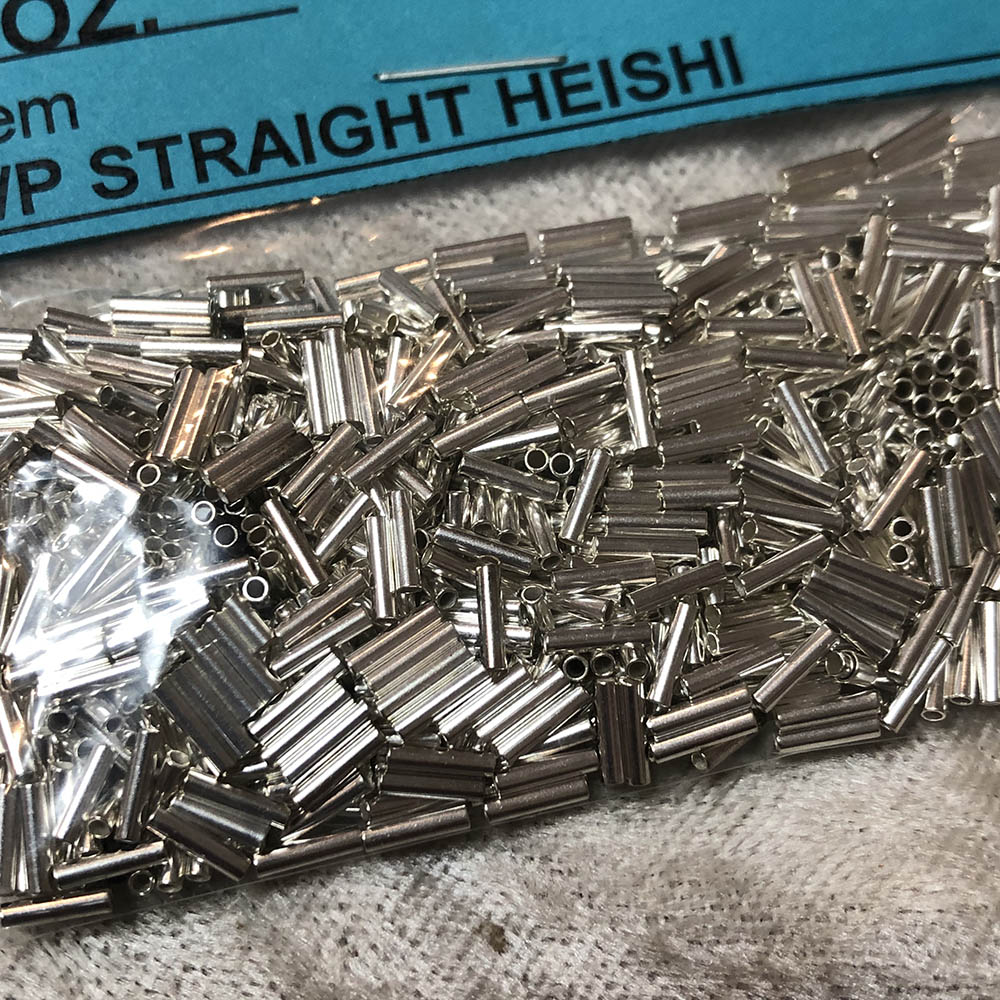 Silver Plated Straight Heishi