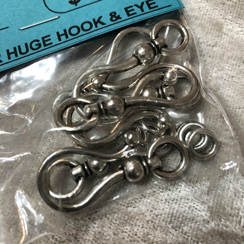 Pewter Huge Hook & Eye