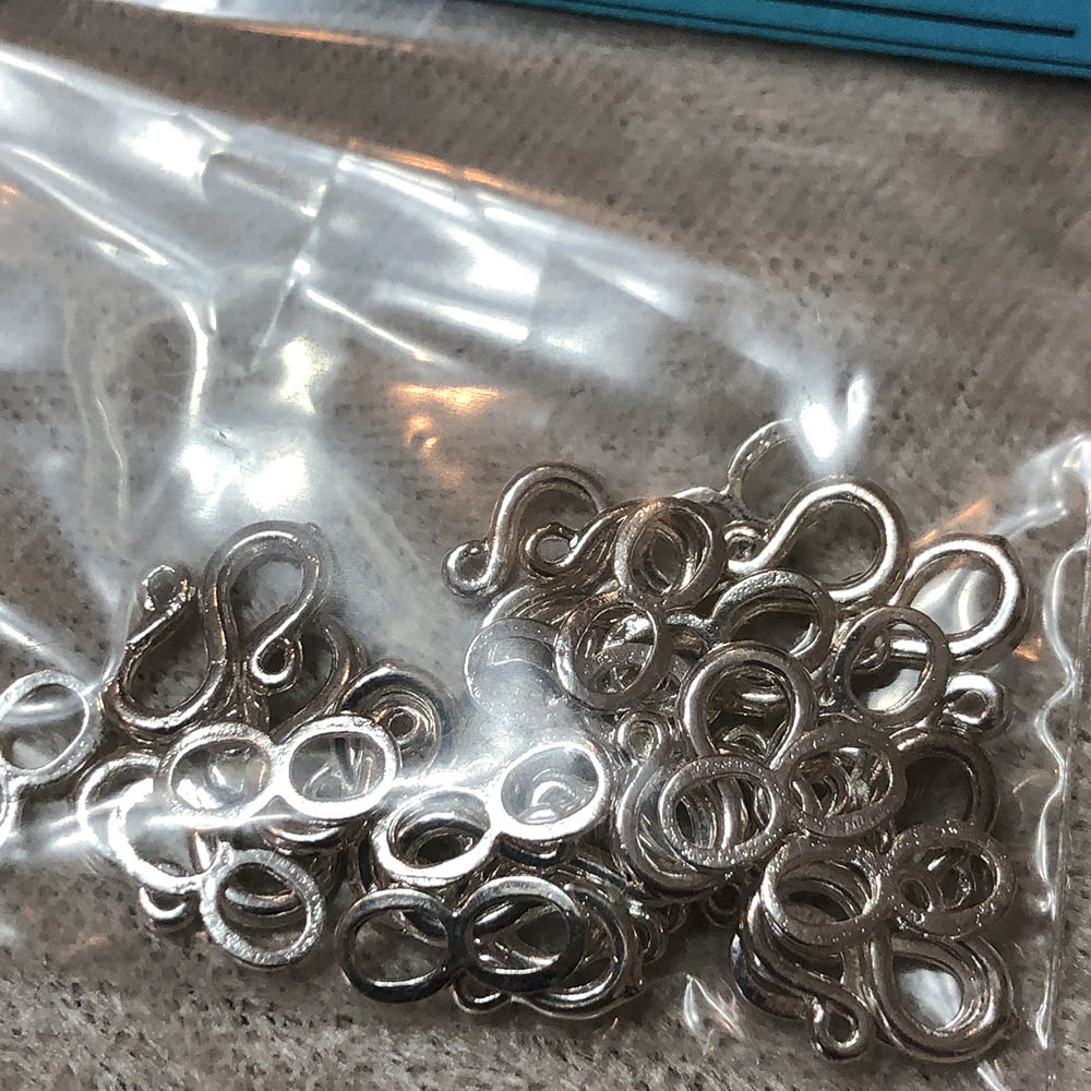 Silver Plated Tiny "S" Hooks