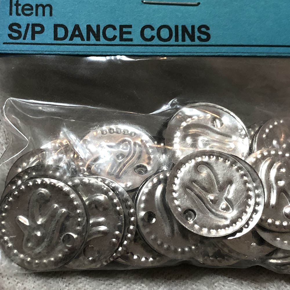 Silver Plated Dance Coins