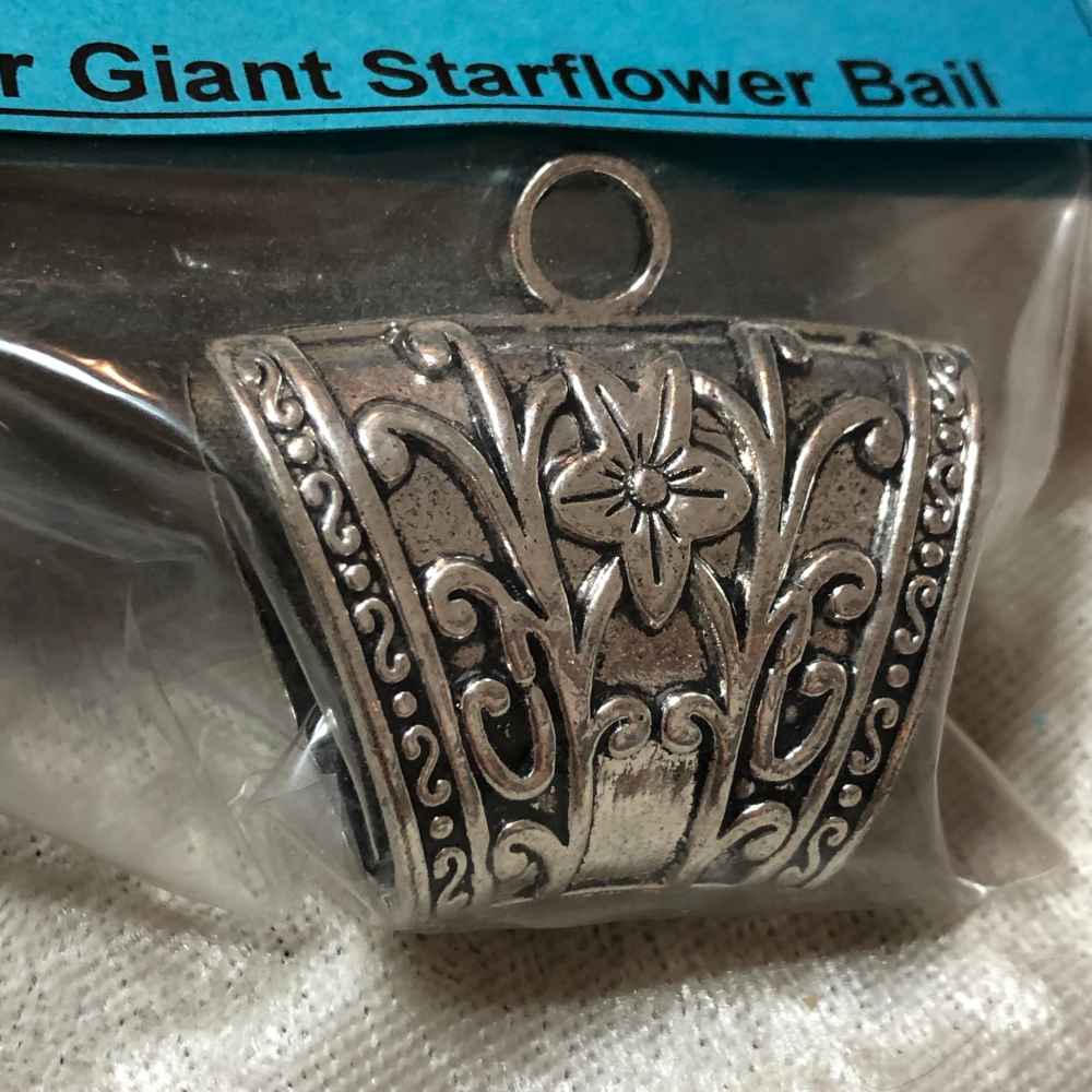 Pewter Giant Sunflower Bail