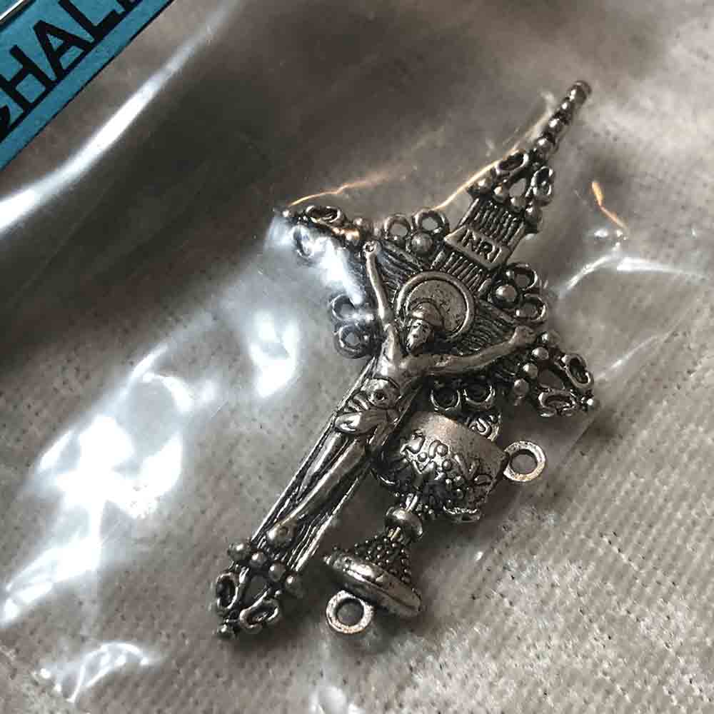 Pewter Chalice Rosary Set