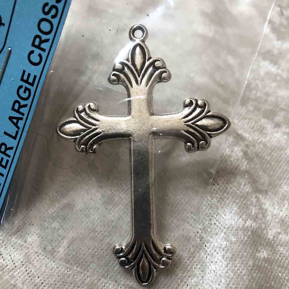 Pewter Large Cross Pendant