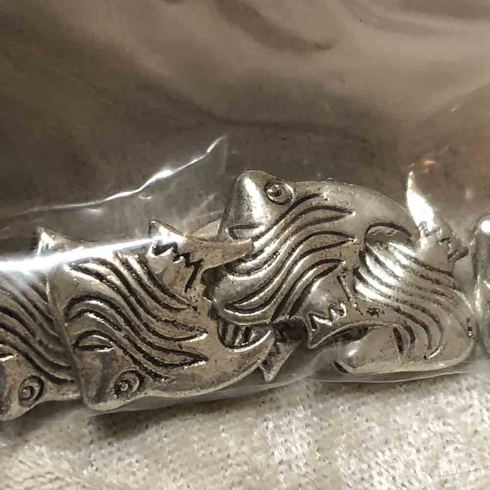 Pewter Angel Fish Beads