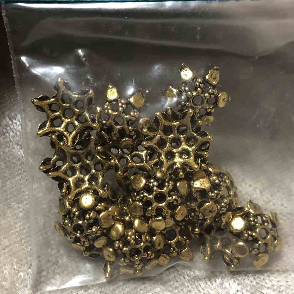 Gold Plated Small Bead Caps