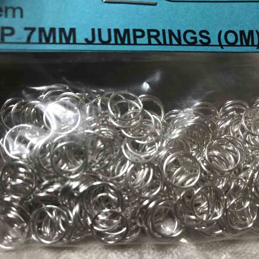 Silver Plated 7mm Jumprings