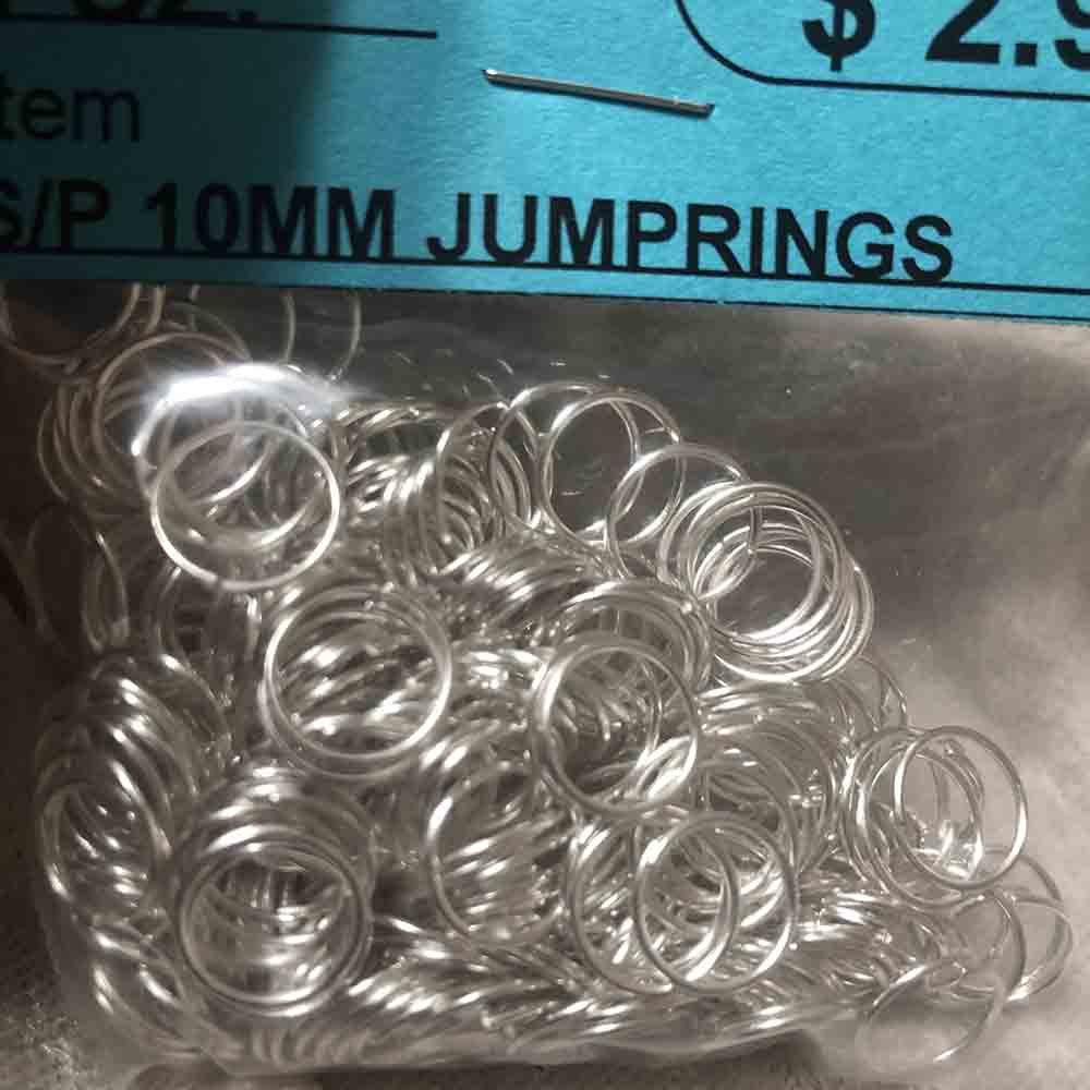 Silver Plated 10mm Jumprings