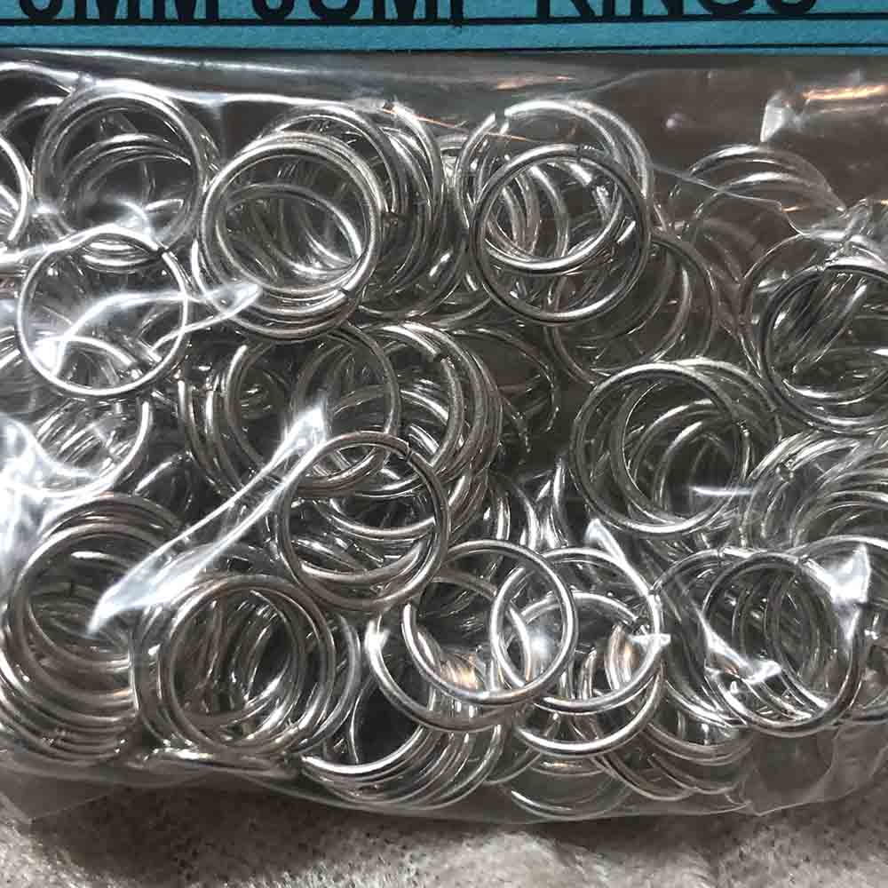 Silver Plated 8mm Jump Rings