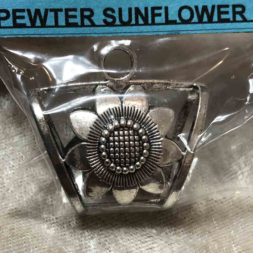 Pewter Large Sunflower Bails