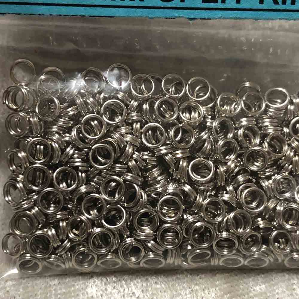 Nickel Plated 4mm Split Rings