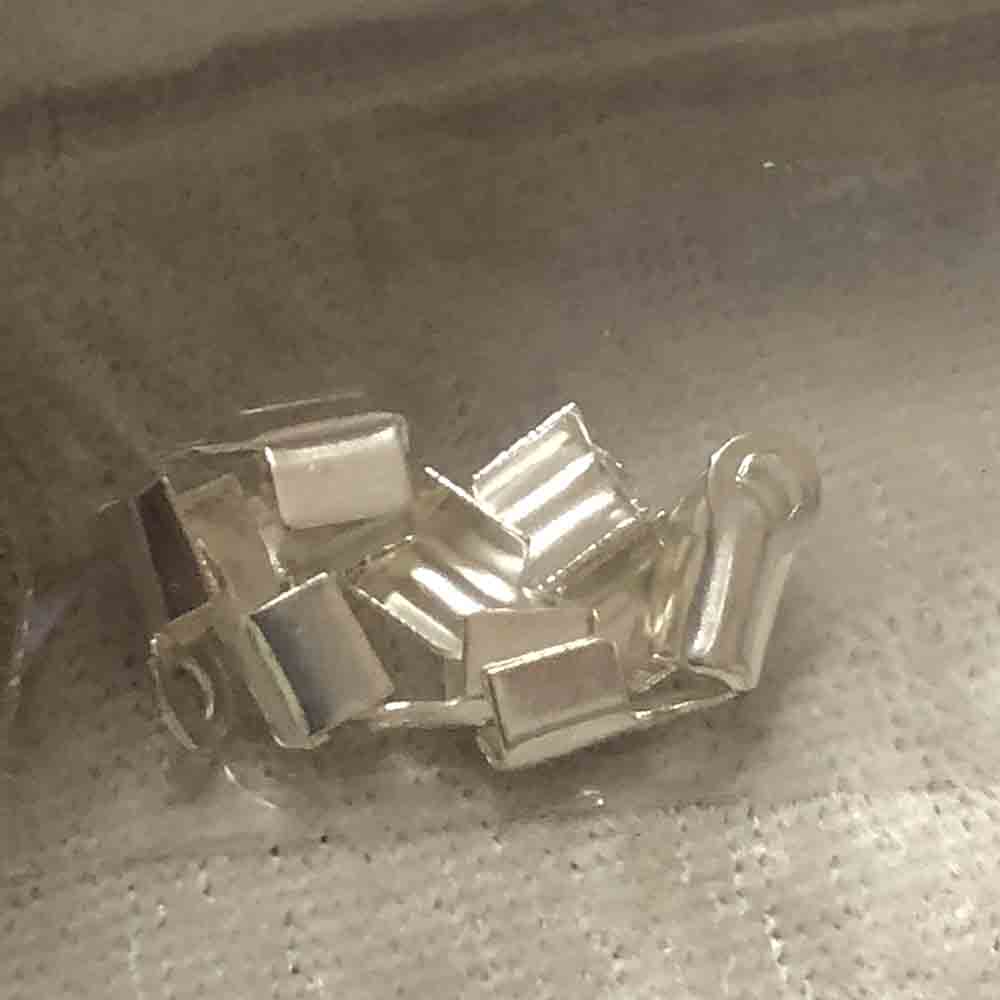 Silver Plated Small Rattail Connectors