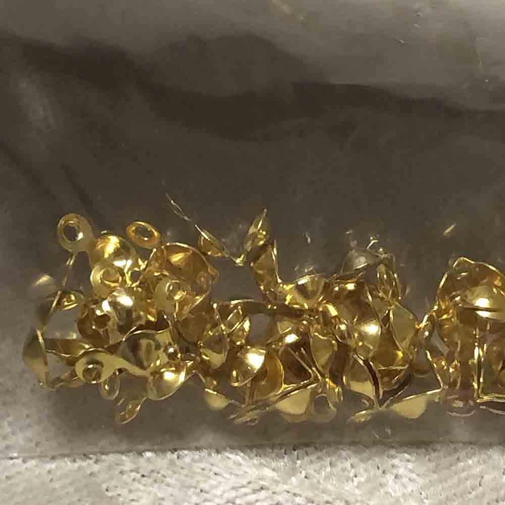 Gold Plated Bead Tips