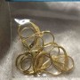 Gold Plated Small Leverback Earring Findings