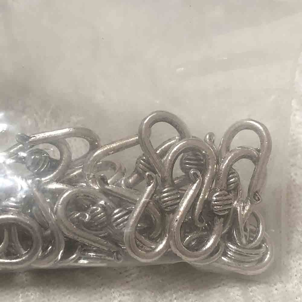 Pewter Small S Clasps