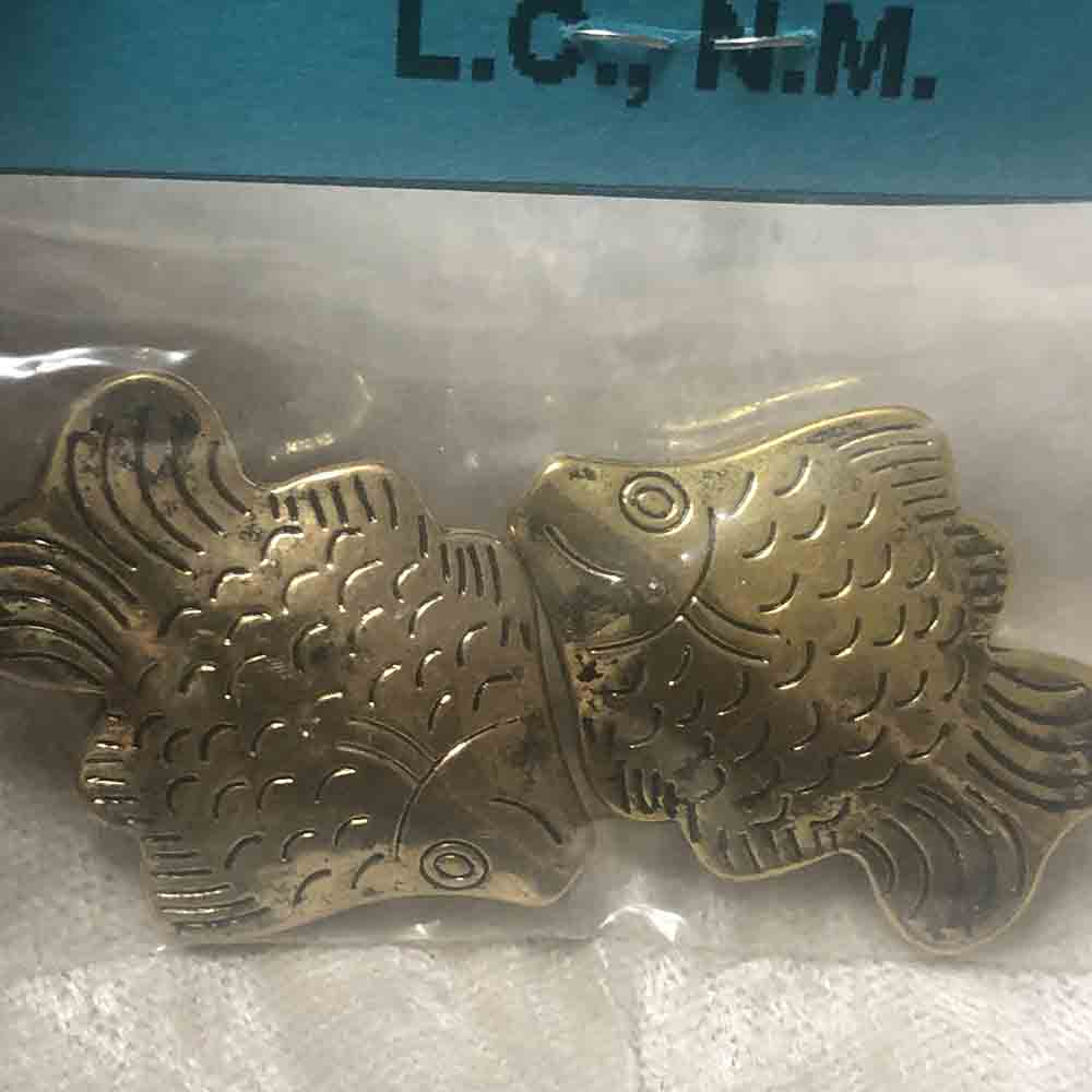 Gold Plated Big Goldfish Beads