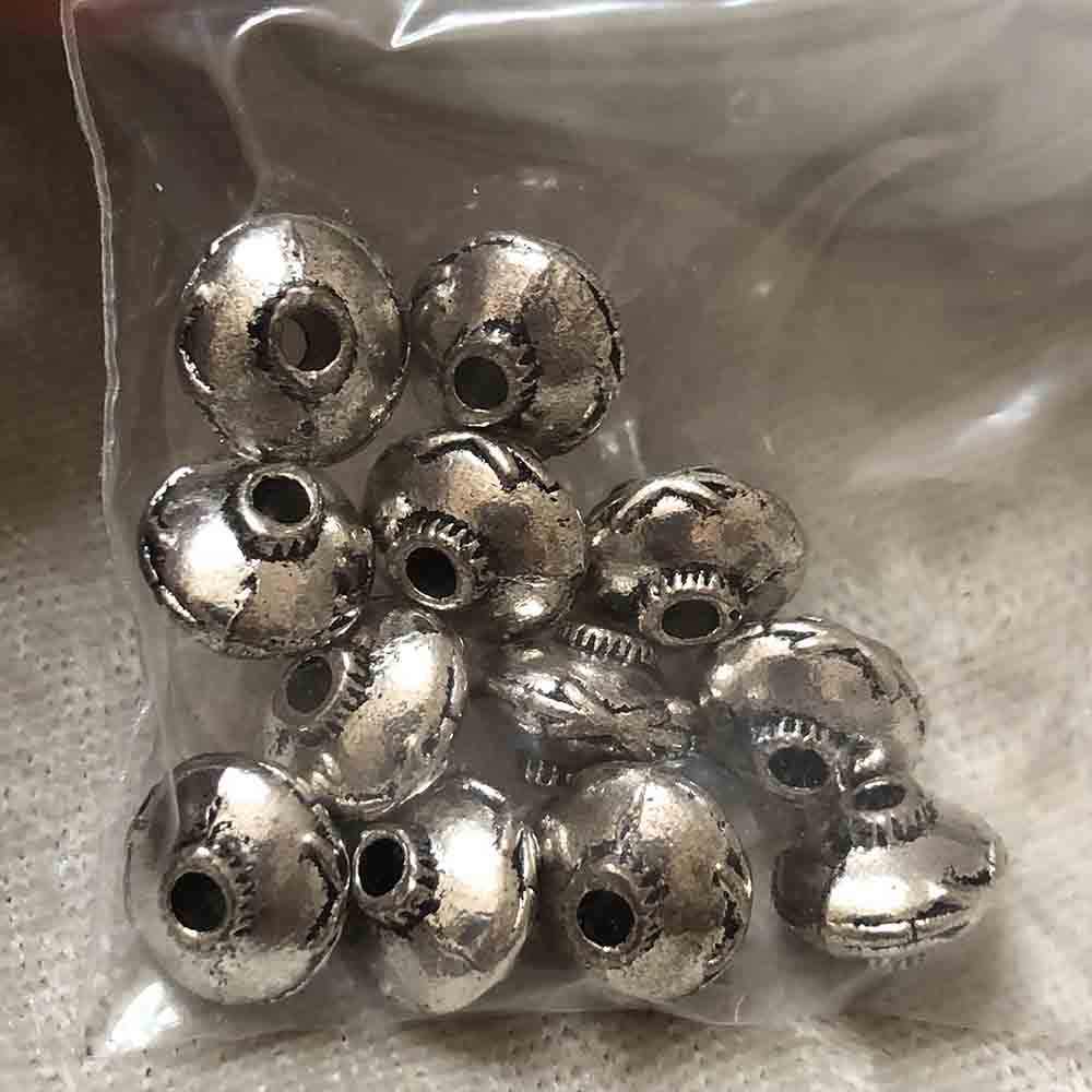 Pewter Large UFO Beads